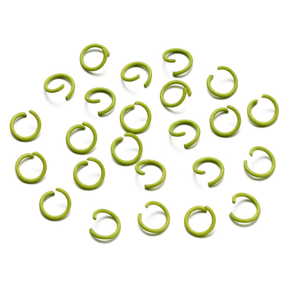 100Pcs 1.2x10mm Colorful Open Jump Rings Split Jump Ring Connector For Jewelry Making DIY Bracelet Necklace Earring Accessories