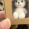 Little Bear In Box My Little Worry Bear Miniature Pocket Hug Bear with Positive Card Emotional Support Inspirational Gifts for Friends