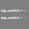 2Pcs Car PVC Logo Side Body Fender Windshield Trunk Bumper Sticker For B RS Sline Quattro A4 B6 B8 A6 C5 C6 C7 A3 A5 Q3 Q5 Q7