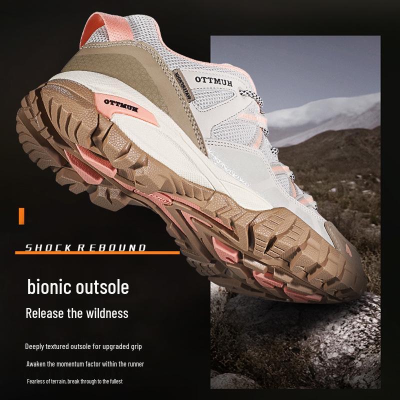 Женские водоотталкивающие нескользящие легкие походные ботинки Hantu на весну/осень