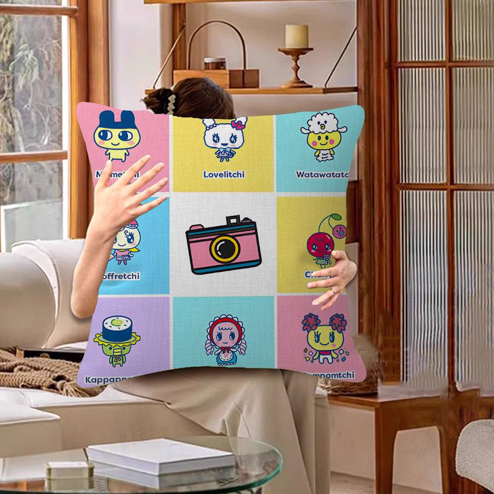 Classic TTamagotchi Cut Friend Game Pillow Gift Home Office Decoration Bedroom Sofa Car Cushion Cover case x