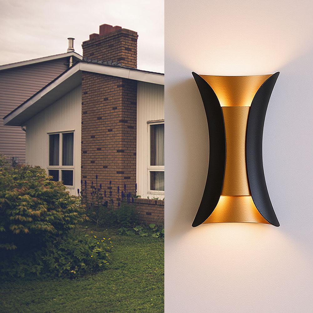 Wireless LED Wall Lamp Up Down Light Bedside Lamp Minimalist Wall Sconce Lamp Bedroom Lighting