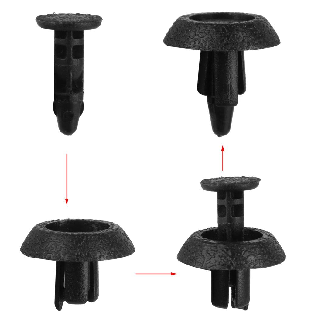 KOZEEY 30 шт. Нейлоновые заклепки-клипсы для Toyota Camry Highlander Prado