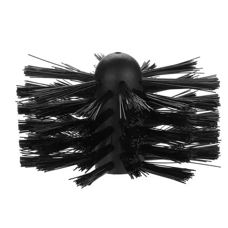 Длинная ручка гибкая труба стержни с нейлоновой щеткой для дымохода щетка для очистки вращающейся системы подметания камин комплект стержней набор инструментов