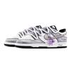 Nike Dunk Willow God Smile Domain 1 Heart Box Abrasion Resistant Low top Skateboard Shoes Unisex Purple White HF5441-100(Team773-1-)