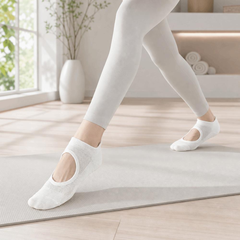 Bottom Silicone Floor Socks Hollow Design Women Socks Sports Socks Fitness Yoga Socks Gym