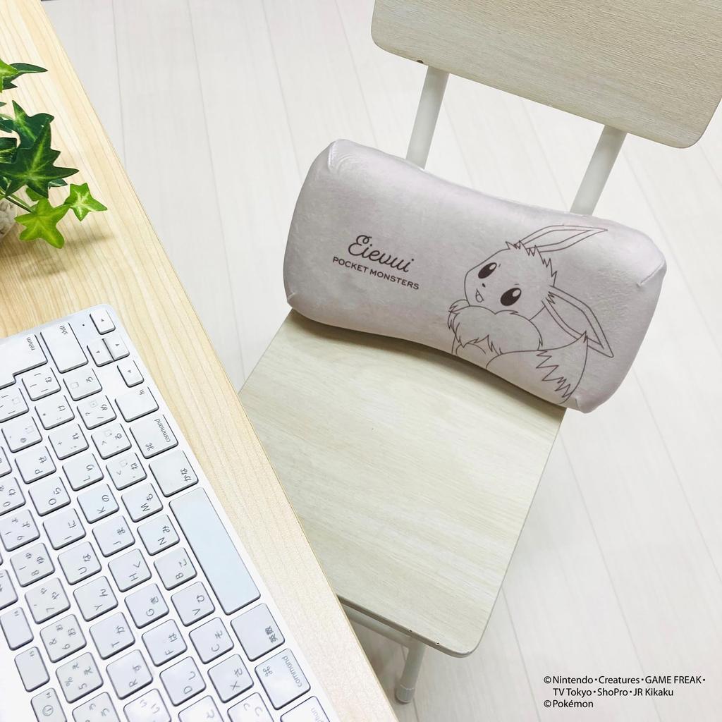 MORIPiLO Morishita подушка из пены с эффектом памяти Pokemon Eevee 15x31 см, подушка для поддержки талии и спины, мягкая игрушка, подушка Pokemon Pastel Beige 4621201