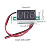 0.36 Inch LED Digital Mini Voltmeter Blue/Red/Green LED Display DC 4.5V-30V Voltage Panel Meter Voltage Tester