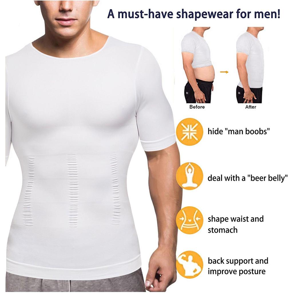 Мужская рубашка для похудения, жилет для контроля живота, компрессионный жилет для груди, базовый слой для живота, тонкая корректирующая одежда, топы на бретелях для тренировок, майка