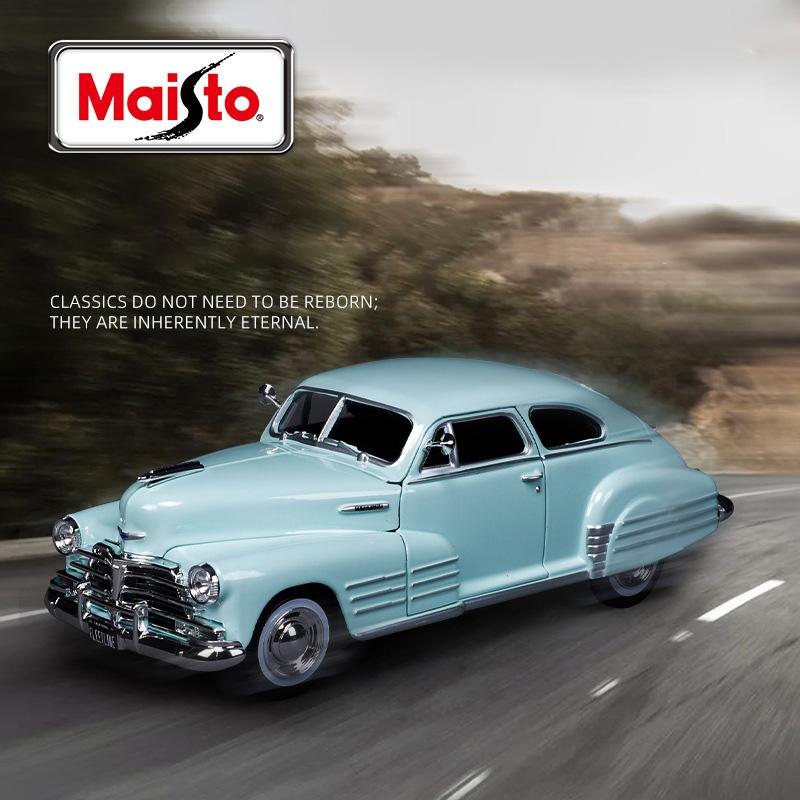 Maisto 1:24 Chevrolet Fleetline Aerosedan 1948 Alloy Car Diecasts Toy Vehicles Car Model Miniature Scale Model Car For Children