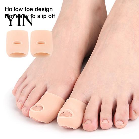 Comfortable Toe Sleeves for Sports 1 Pair Ingrown Toenail Corrector, Separator, Soft SEBS Silicone Sleeve Big Pain Correction Relief And Nail