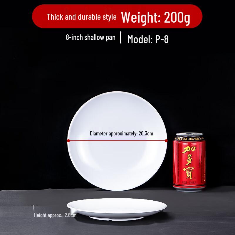 Круглая меламиновая сервировочная тарелка A5