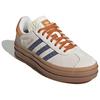 Adidas Gazelle Bold Cream Orb Violet Floral Women Sneakers Cream-White Night-Indigo JQ0955