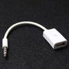 3,5 мм Черный Автомобильный AUX Стерео Кабель к USB Стерео Кабелю Автомобильная Электроника Конвертер