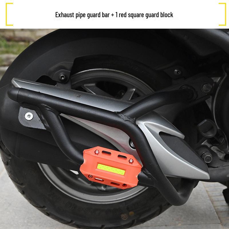 Защитные дуги и защита выхлопной трубы для мотоцикла Wuyang-Honda LD125 - Аксессуары для защиты от падения с полным покрытием