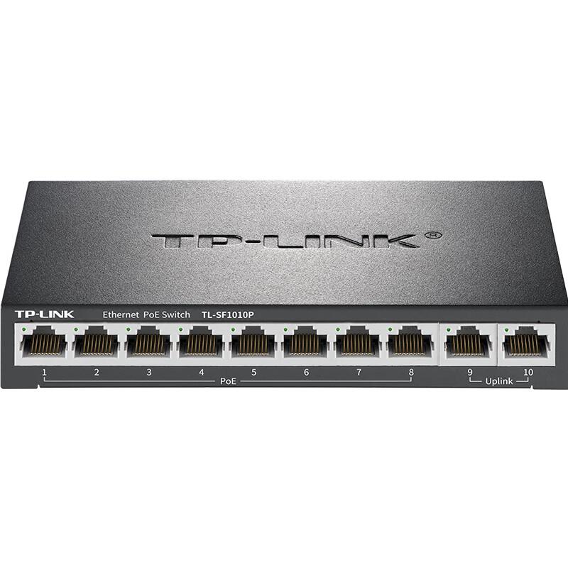 TP-LINK TL-SF1010P 10-Port 100Mbps 8-Port PoE Switch