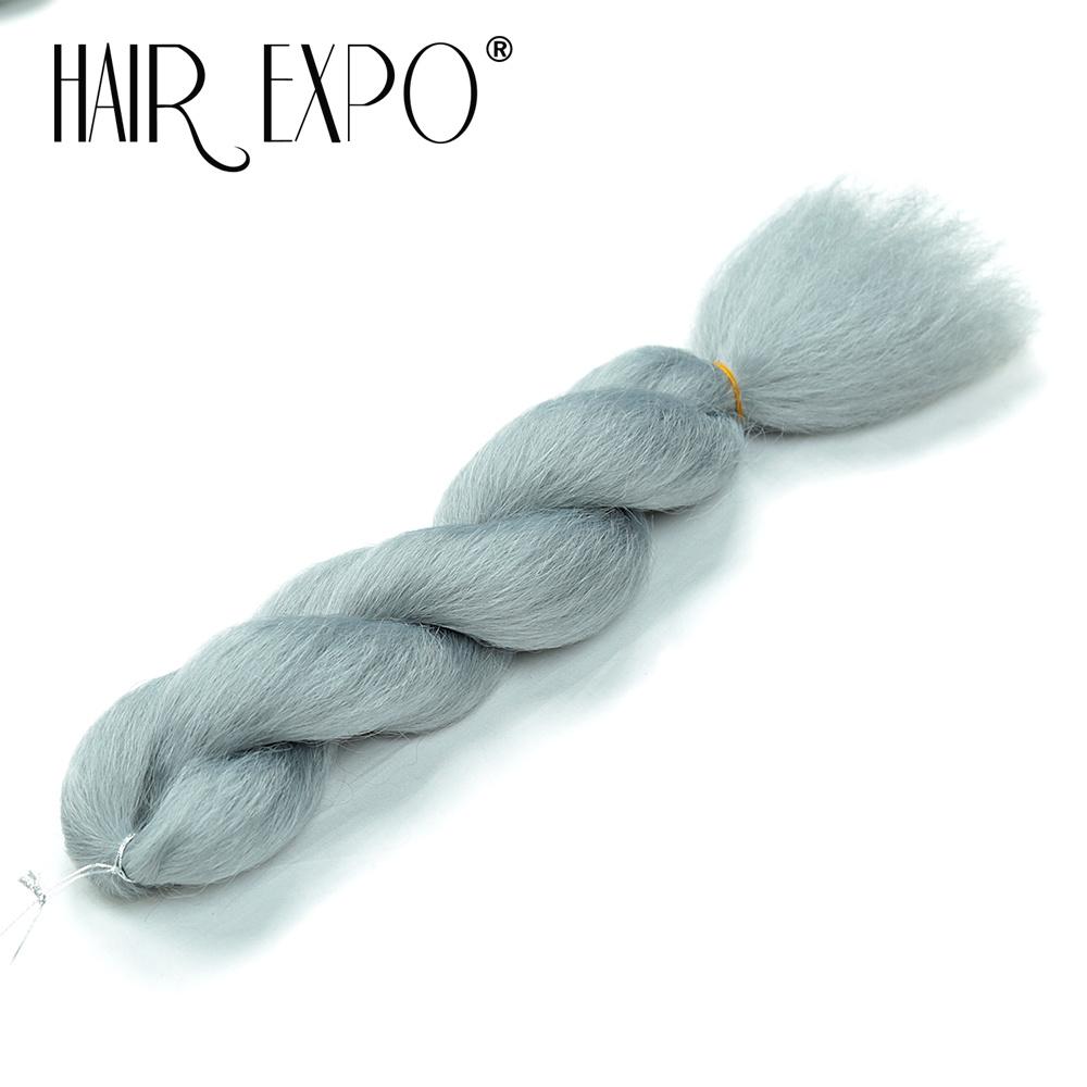 16Inch Vixen Crochet Bulk Hair Synthetic Jumbo Braids Fluffy Yaki Straight Crochet Hair Afro Kinky Curly Braiding Hair Extension