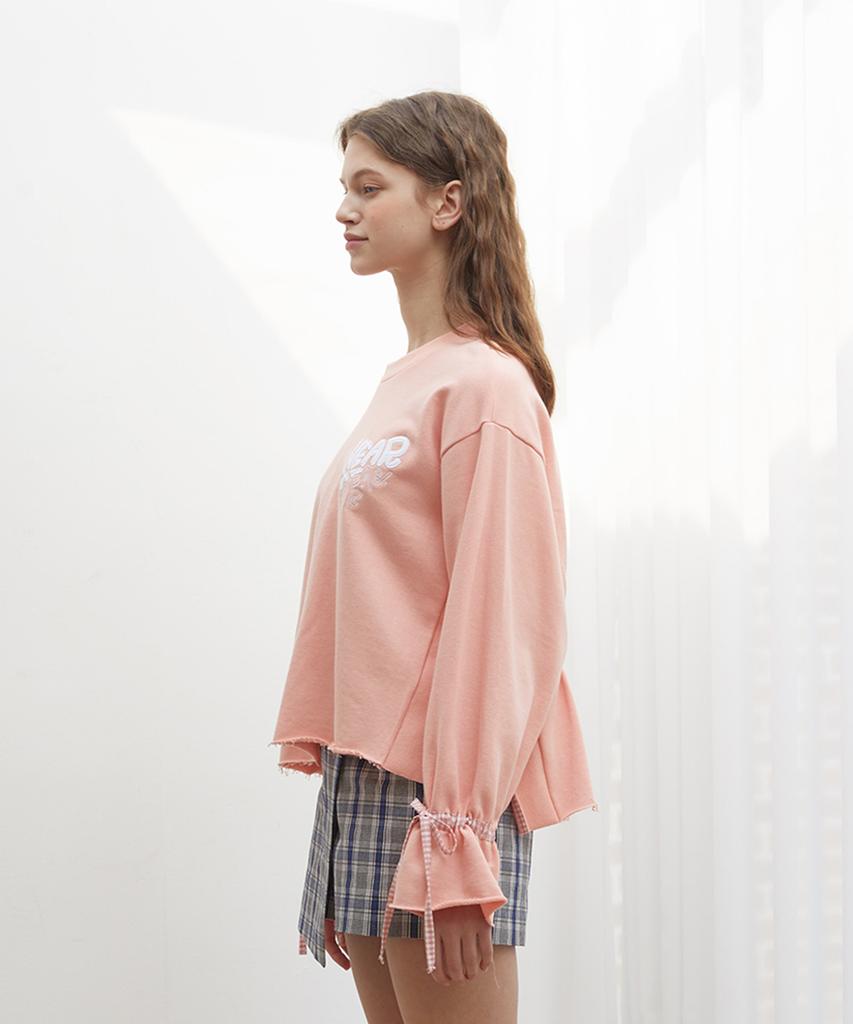 NEAR&DEAR Banding Point Sweet T-Shirt Pink