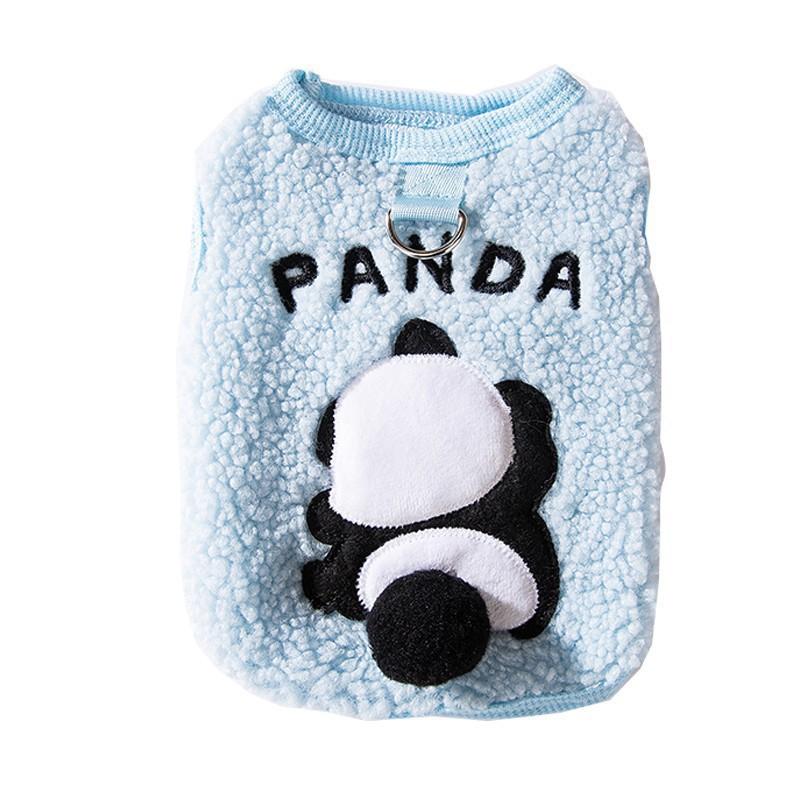 Pet Dog Winter Vest With 3D Cartoon Bear Design Large Breeds Like Golden Retriever Border Collie