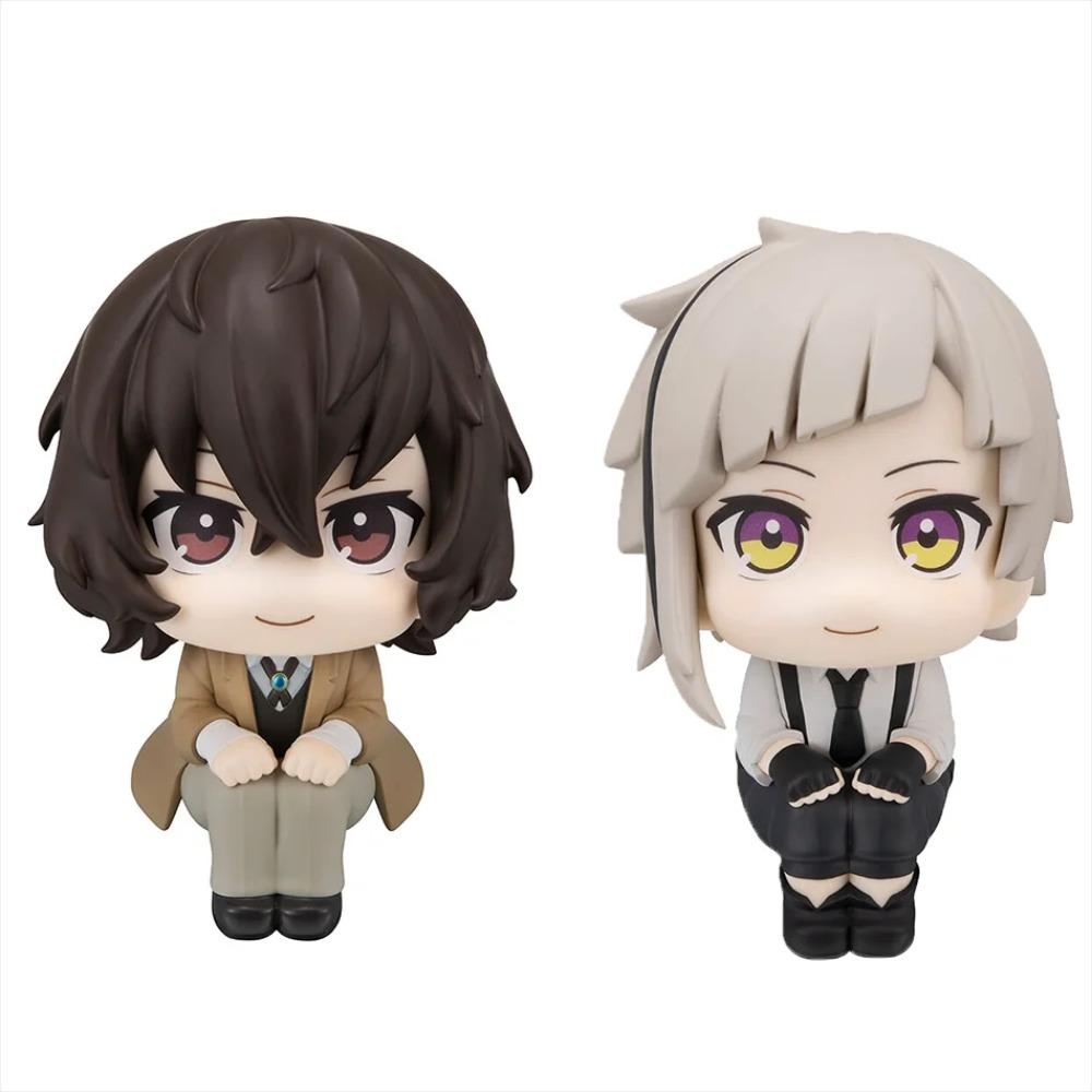 Новая аниме-фигурка Bungou Stray Dogs 10 см Взгляд вверх Накадзима Ацуси Фигурка-персонаж Q-версия Дадзай Осаму Фигурка ПВХ Коллекционная игрушка