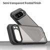 For Google Pixel 10 Pro Case Drop Proof Airbags Frosted Translucent PC+TPU Phone Back Cover