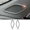 Для Chevrolet Malibu 2016-2021 Серебристый Стальной Декоративный Чехол-Рамка Динамика Стойки А 2 ШТ.