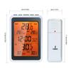Indoor Outdoor Wireless Thermometer Digital Room Temperature Monitor Up To 328ft Away with Time