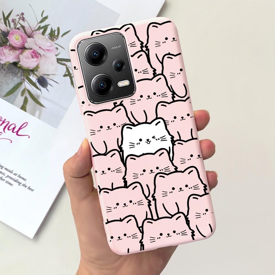 Чехол для Xiaomi Poco X5 Pro Милый Модный Мультяшный Чехол Мягкий Силиконовый Чехол для Телефона Для Xiaomi Poco X5 PocoX5 Pro 5G Задняя Крышка Сумки