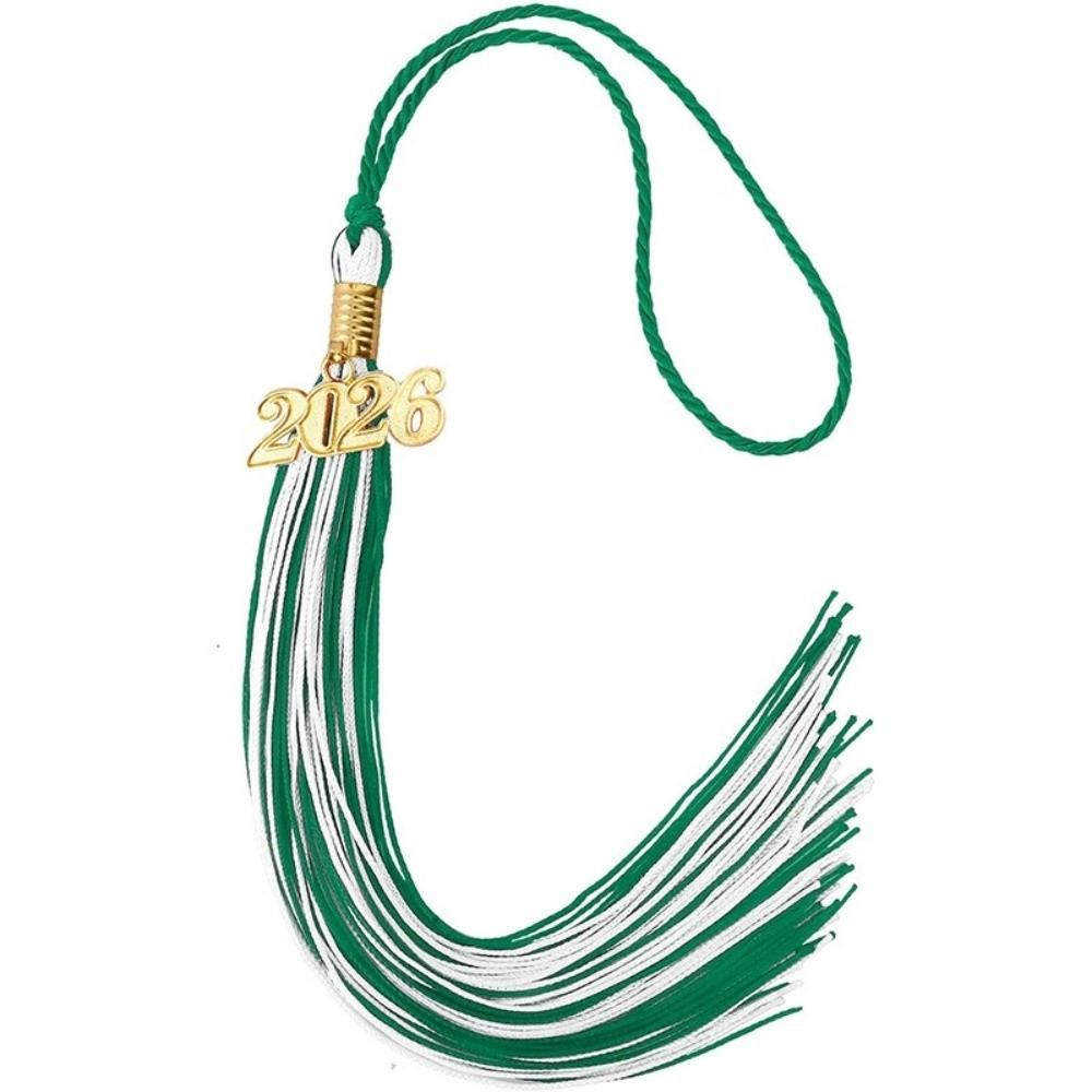 Knit Fiber Graduation Tassel Multi-Color Graduation Cap Decoration 2026 Pendant Academic Gowns