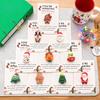 10 Pcs Christmas Pocket Hug Gifts Mini Holiday Souvenir Token with Heartwarming Cards Employee Appreciation Gifts for Coworker Employee Family Friends