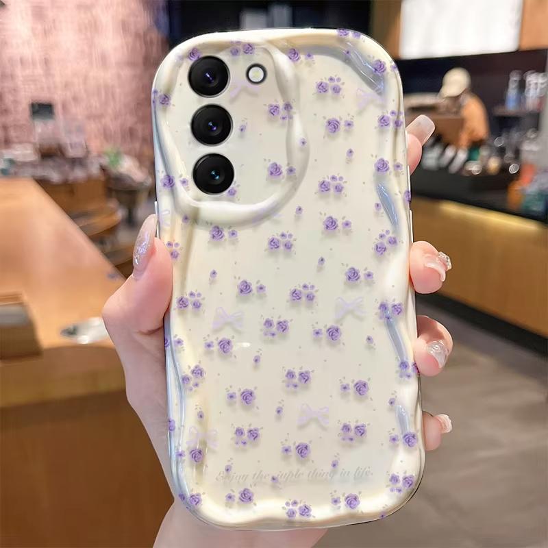 Чехол Цветок Вишни для Samsung Galaxy A53 A54 A55 A56 A34 A35 A36 A26 A15 A16 A73 S25 Ultra S24 Plus S23 S22 S21 S20 FE