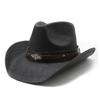 Top Hat Outdoor Seaside Sun Hat Western Spray Painted Cowboy Straw Hat Beach Hat