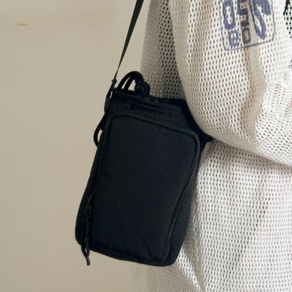 Purse Drawstring Bag Water Bottle Holde Water Cup Bag Casual Mobile Phone Bag  Camping Accessory