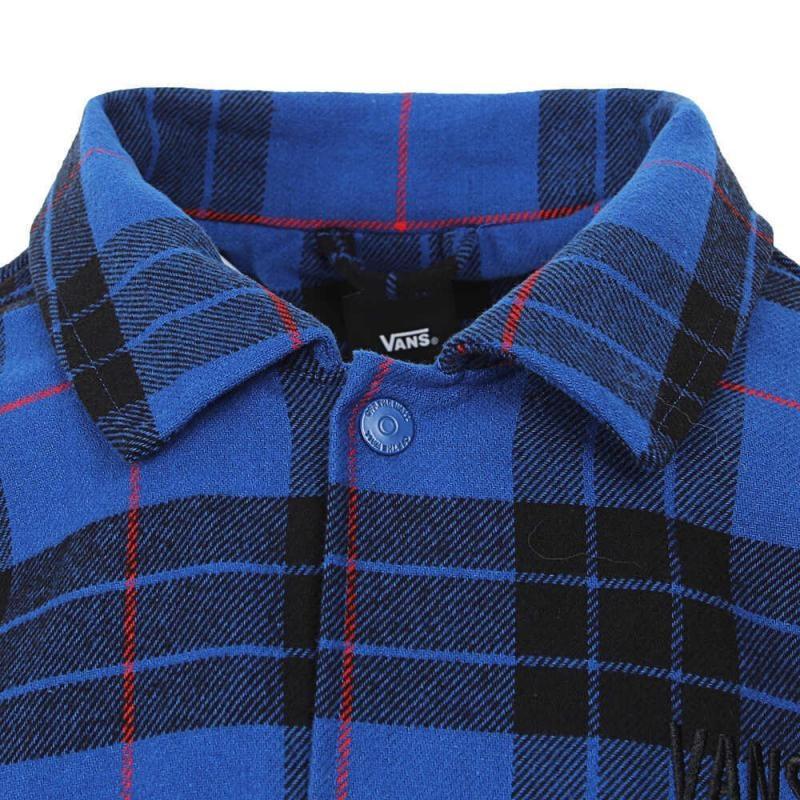 Vans TARTAN SHACKET Shirt Men's Blue VN000J0GDME