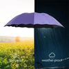 Magic Folding Umbrella with Rainwater Pattern Windproof Sunshade Umbrella Outdoor Sports UV Protection Umbrella Umbrella Woman