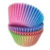 Vivi Bakie Muffin Cups, 100-Count, 4 Colors, Disposable Paper Cups for Baking, Greaseproof Paper Cups, Ideal for Cupcakes, Lunch Boxes, and Confection