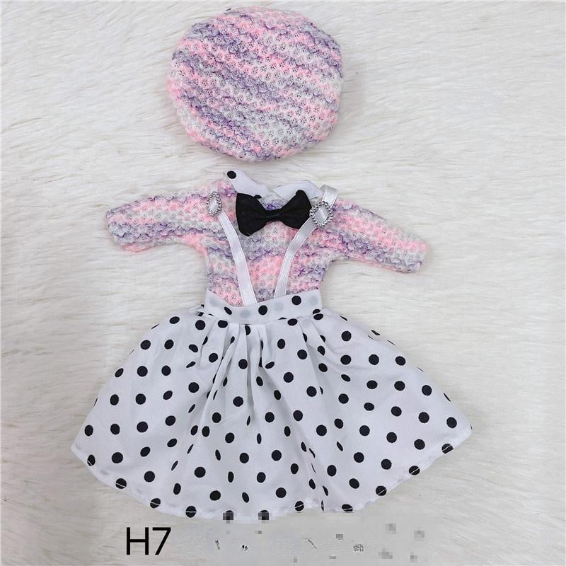 30CM Mini Movable Doll Collection Girls Toy 3D Big Eyes BJD Princess Full Outfits Dresses Collection Childrens Doll Gift