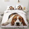 Dog Duvet Cover Set Double Queen King Size Bedding Set Black And White Border Shepherd Soft Comfortable 2/3pcs Twin Quilt Cover