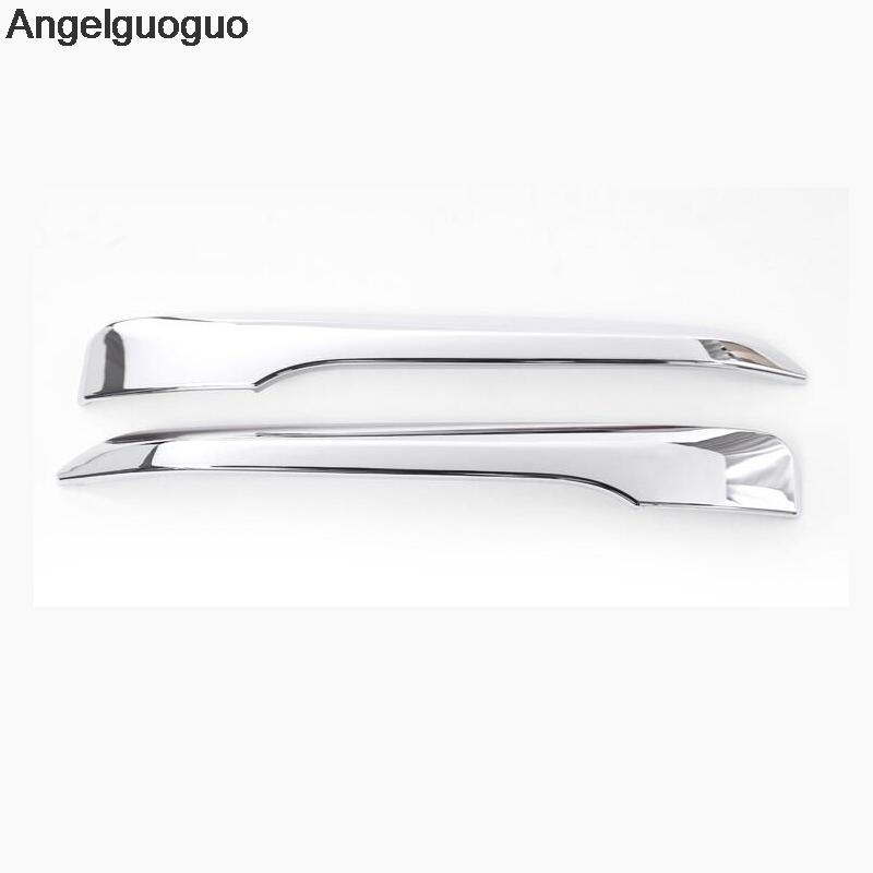 Car Refiting Car Front Fog Lamp Foglights Cover Shield Decoration Frame Sticker for 2016-2018 BMW X1