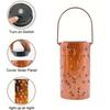Portable Hanging  Solar Lanterns Solar Powered Wind Chime Hanging Lamp  Courtyard Landscape