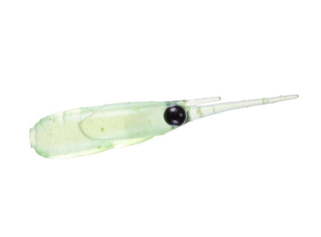 Daiwa Мягкая приманка Chibi Dart 1,5 дюйма 8 штук в упаковке Clear Chart Dot Glow (6014)