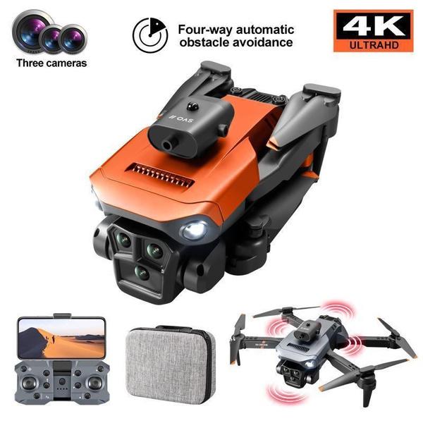 Новый Дрон K6 Max с тремя камерами 4K Professional HD четырехсторонний обход препятствий оптическое позиционирование потока парящий воздушный дрон