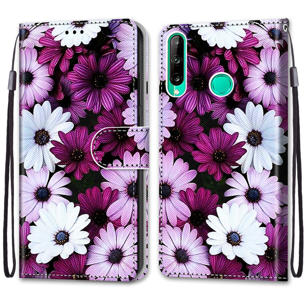 Роскошный окрашенный кожаный чехол-кошелек в стиле книги, защитный чехол для Huawei Y5 Y6 Y7 Y9 P30 P40 P20Lite/Mate 20 Lite/P Smart Z/Nova 6SE