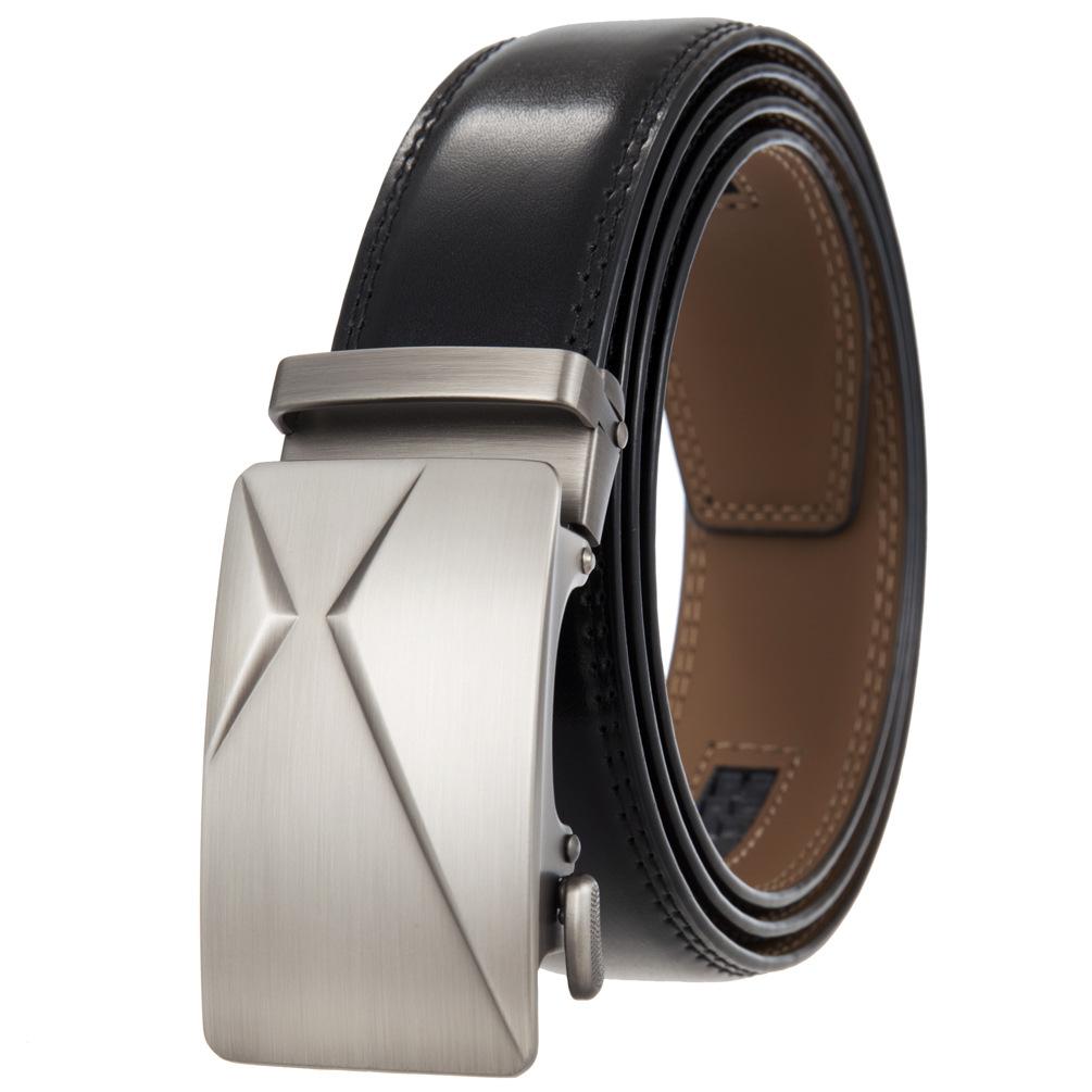 1Pcs Business And Leisure, Belt, Automatic Buckle Belt, Men'S Korean Version Of Trendy Belt Ly36-35346-1