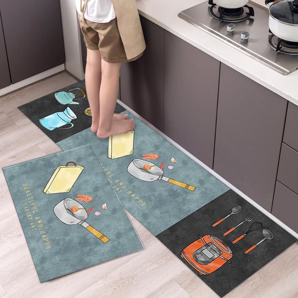 Fashion Simple Nordic Style Kitchen Mat Carpet House Hold Carpet Modern Home Decor