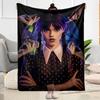 Wednesday blankets Suitable for sofas,travel, living rooms also a good gift for friends and family Suitable for all seasons.