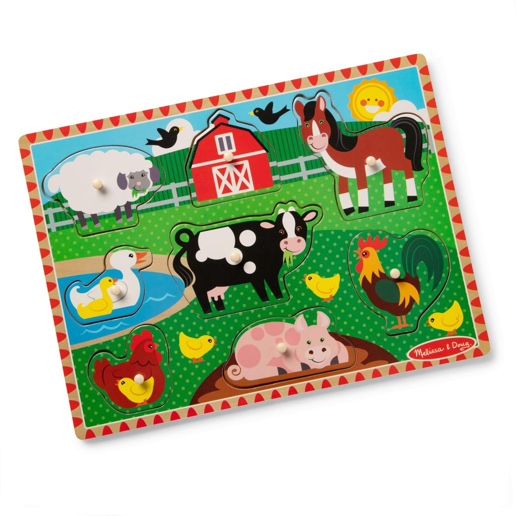 Деревянная мозаика Melissa & Doug Ферма [MD9050] Для детей от 2 лет