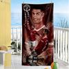 Ronaldo's Manchester Glory Beach Towel Super Soft & Absorbent Comfortable Lightweight
