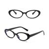 Овальная оправа Y2K Retro Anti-Blue Light Glasses Sweet Cool Girls Black Glasses Vintage Simple Women Eye Protection Glasses