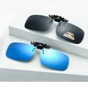 Polarizing Sunglasses Clip UV Protection Lightweight Outdoor Anti Glare Square Sunglasses for Cycling Driving Fishing Hiking